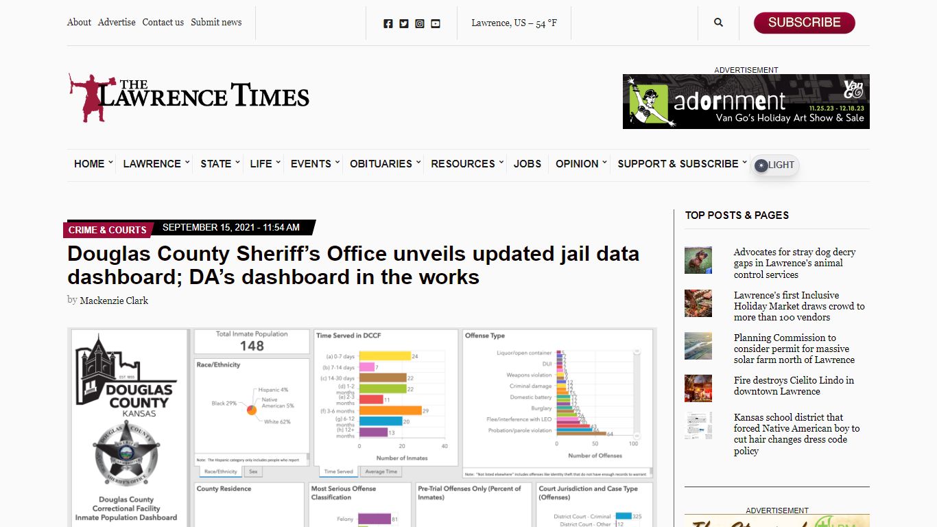 Douglas County Sheriff’s Office unveils updated ... - The Lawrence Times